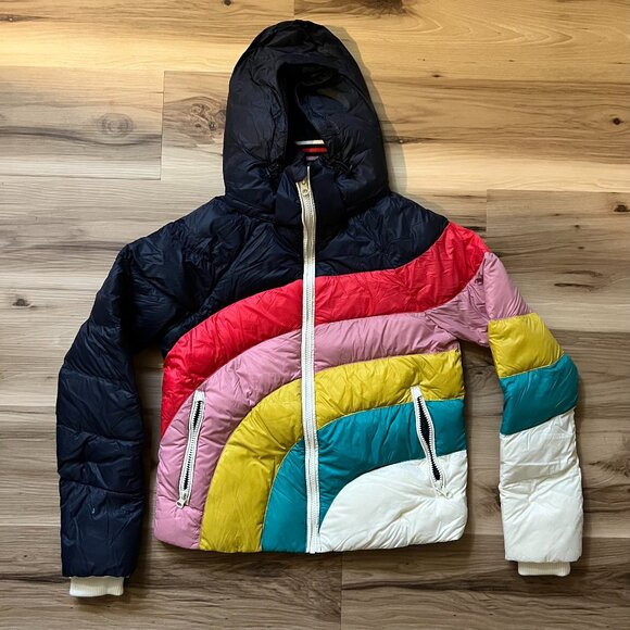 Marine Layer Jackets & Blazers - Marine Layer Apres Rainbow Puffer Jacket. XS. Excellent Condition